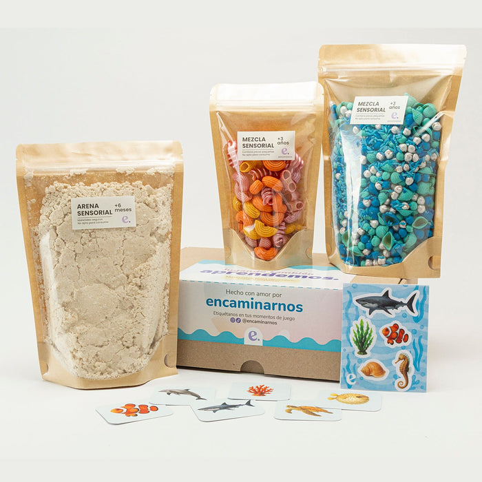 Kit Sensorial Marino - Exploración  creativa